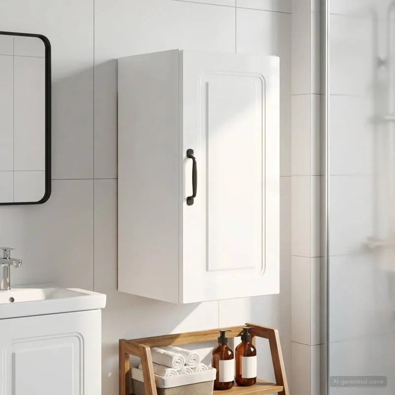 Badezimmer-Wandschrank UTRECHT Hochglanz bianco 30 x 31 x 59 cm