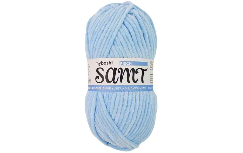 myBoshi Wolle Chenille Samt Fisch