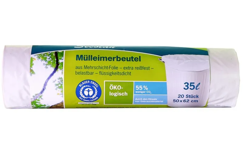 Haushaltsware sacchi spazzatura senza Zugband 35 l, 20 pezzi