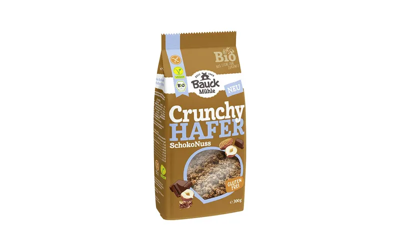Bauck Mühle Müesli Crunchy Hafer Schoko&Nuss, 300 g