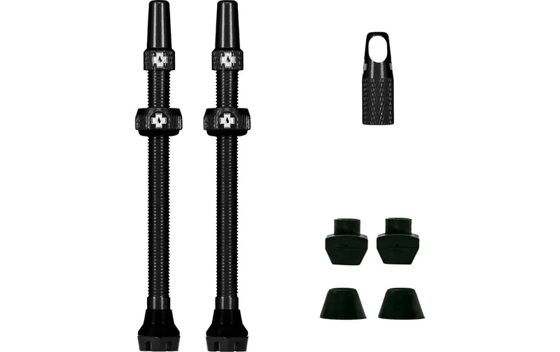 Muc-Off V2 Tubeless Valve Kit 80 mm, Schwarz