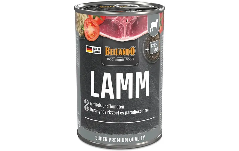 Belcando Nassfutter Lamm mit Reis & Tomate, 400g