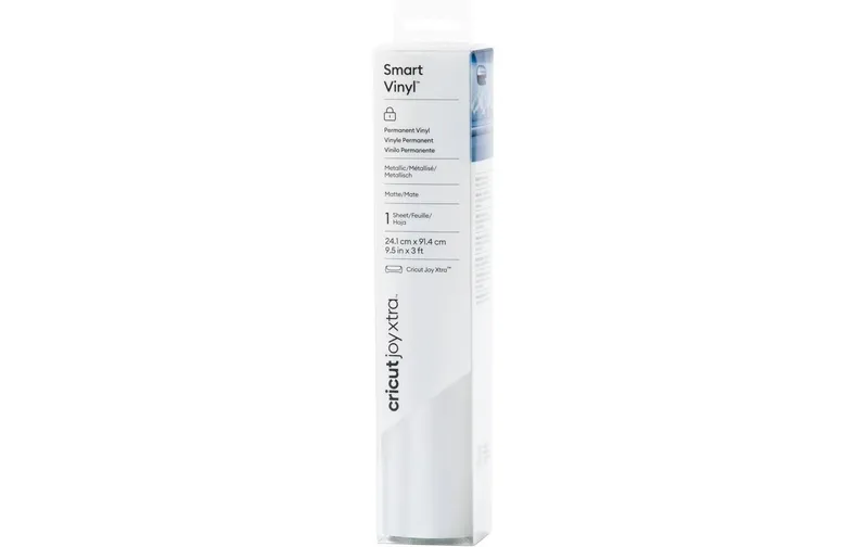 Cricut Vinylfolie Joy Xtra Smart permanent 21 x 91 cm, Silber