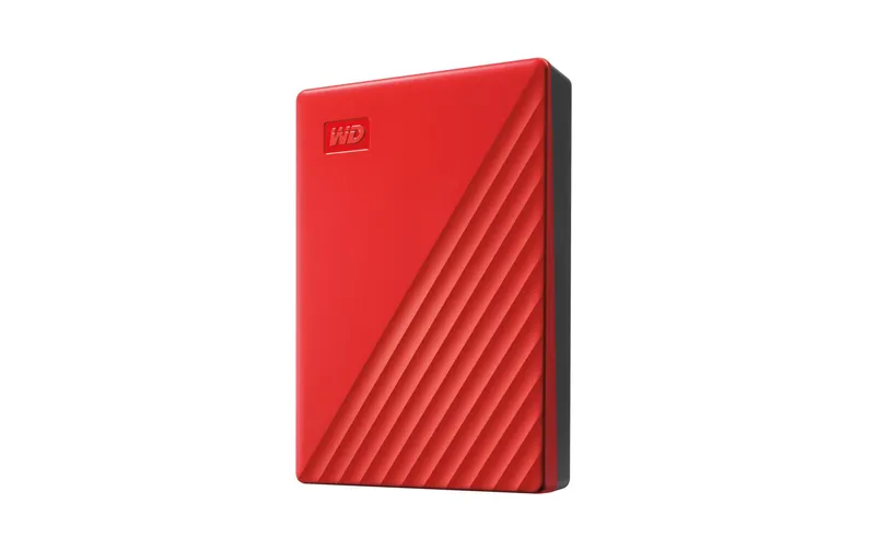 Western Digital Externe Festplatte My Passport 4 TB, rouge