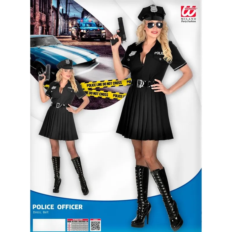 Kostüm Polizistin Kleid S