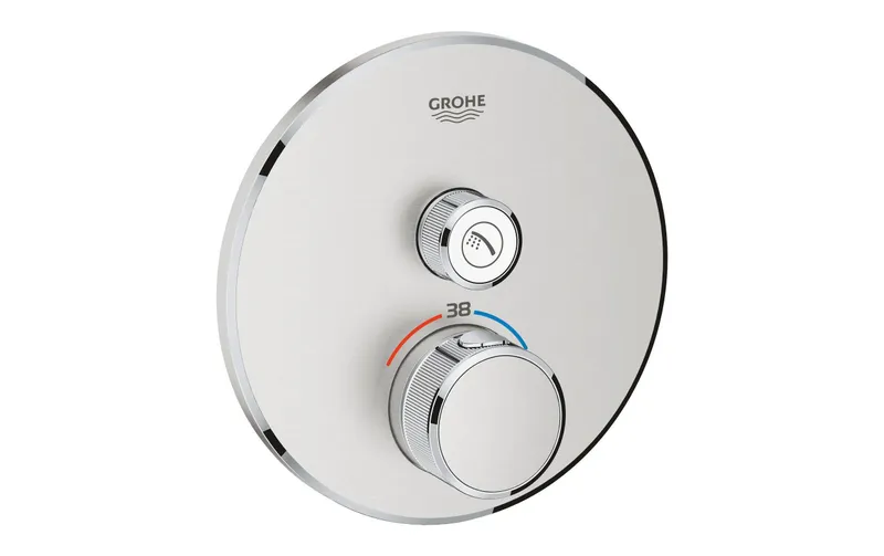 GROHE Duscharmatur Grohtherm SmartControl 43 mm, Supersteel