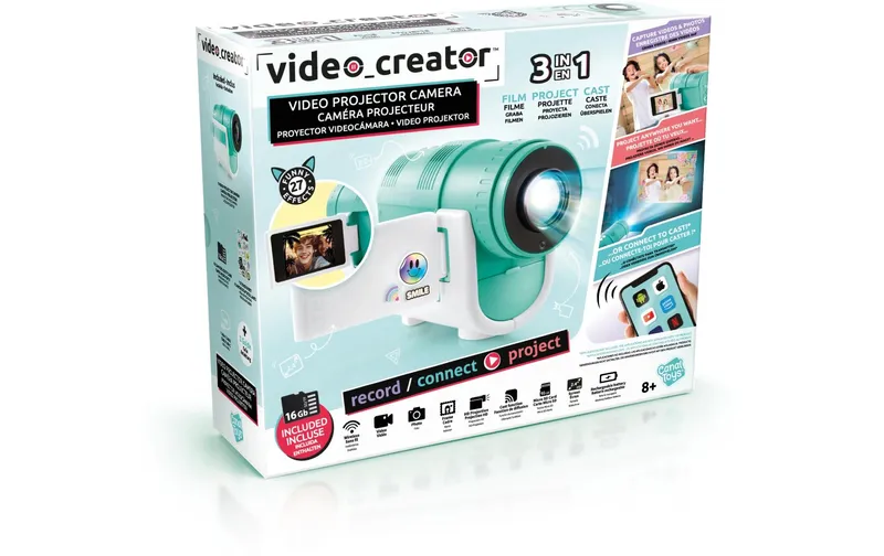 Canal Toys Camera Projector Türkis/Weiss
