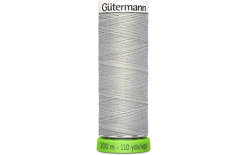 Gütermann Näh- and Stickgarn Allesnäher rPET 100 m light grey