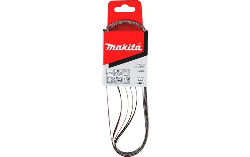 Makita Schleifband Universal 9 x 533 mm K 80