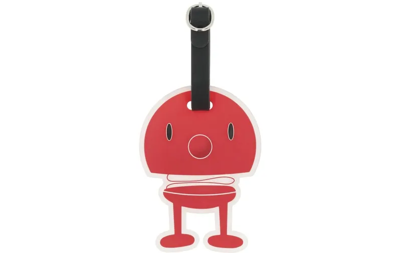 Hoptimist Kofferlabel noir/rouge