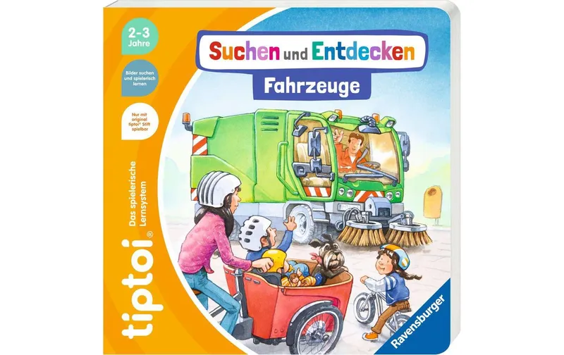 tiptoi Lernbuch Suchen e Entdecken: Fahrzeuge
