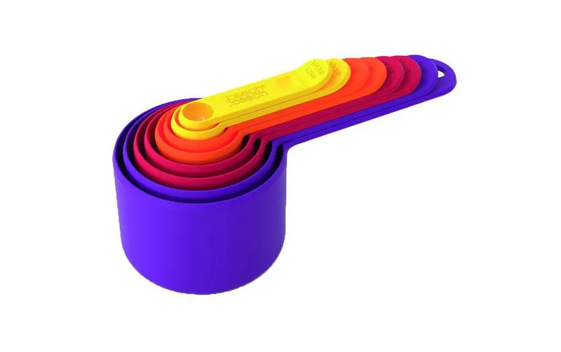 Joseph Joseph Messlöffel Nest 8 pezzi, Gelb/Orange/rosso/Violett