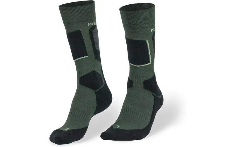 Merino & More Wandersocken Unisex 42-44, Grün