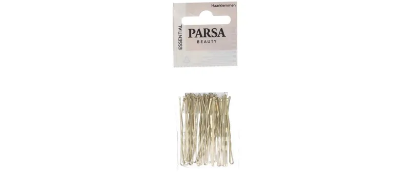 Parsa Beauty Haarklammer gewellt, Gold 20 pieces