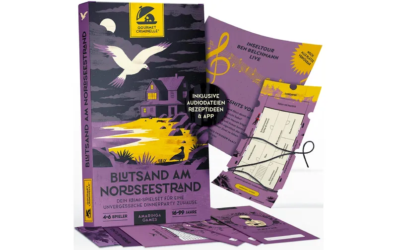 Gourmet Criminelle Partyspiel Blutsand am Nordseestrand -DE