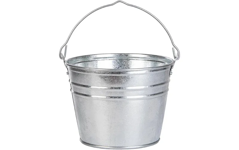 Esschert Design Zinkeimer S Silber