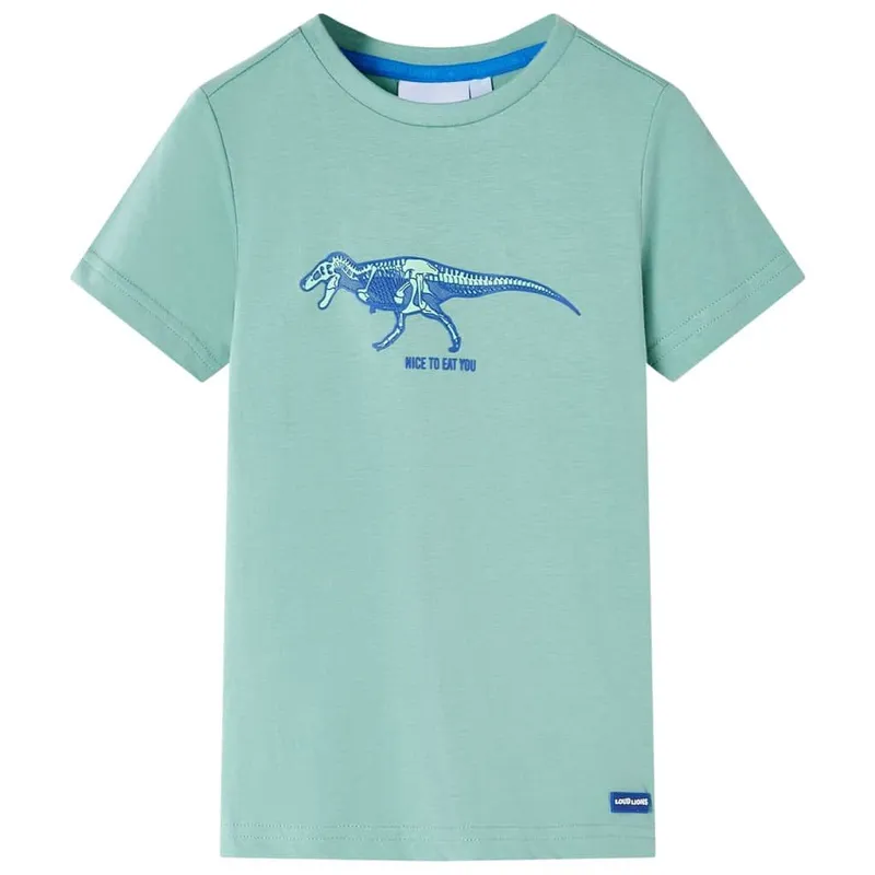 T-shirt pour enfants kaki clair 128