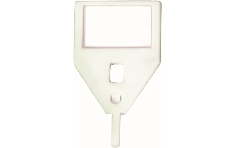 Robert Rieffel Schlüsselanhänger Visu-Color 10 Stück, Weiss