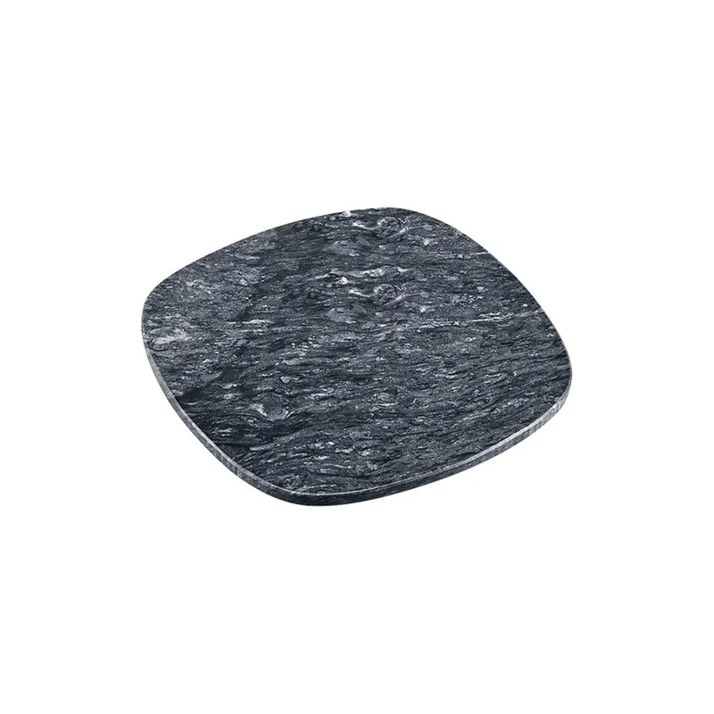 Kesper Servierplatte aus poliertem Marmor, 30 x 25 x 1 cm