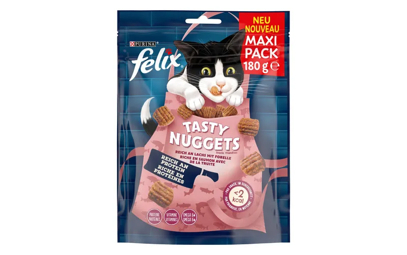 Felix Katzen-Snack Tasty Nuggets Lachs 180 g