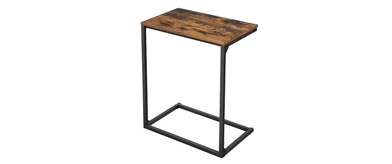 VASAGLE Beistelltisch 55 x 35 x 66 cm, black/brown