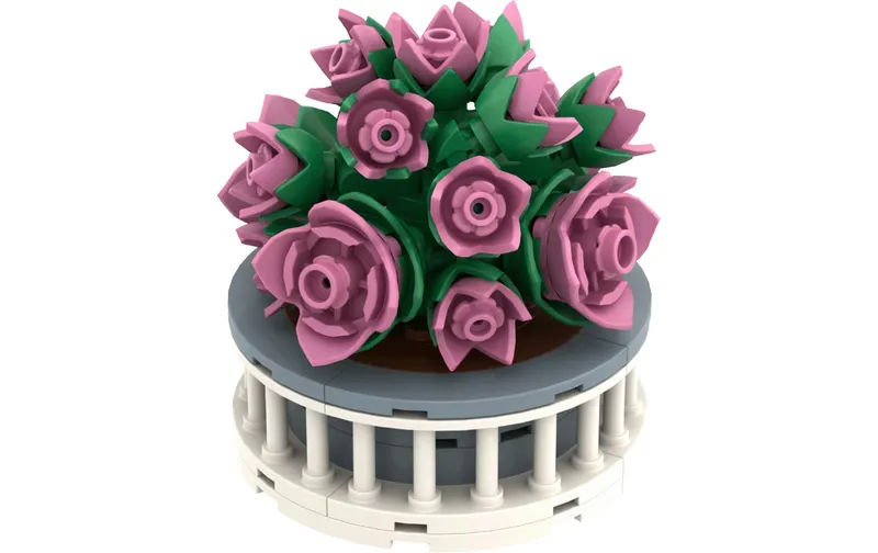 Brixies Plus Mini Blume Flower charm