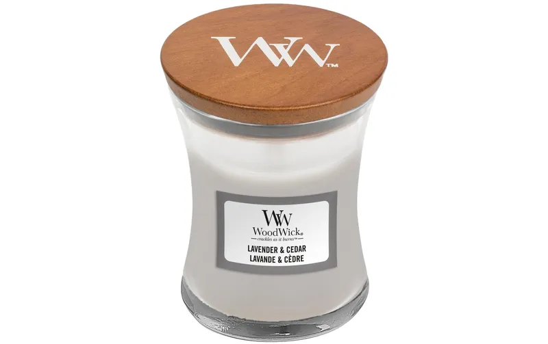 Woodwick Duftkerze Lavender & Cedar Mini Jar