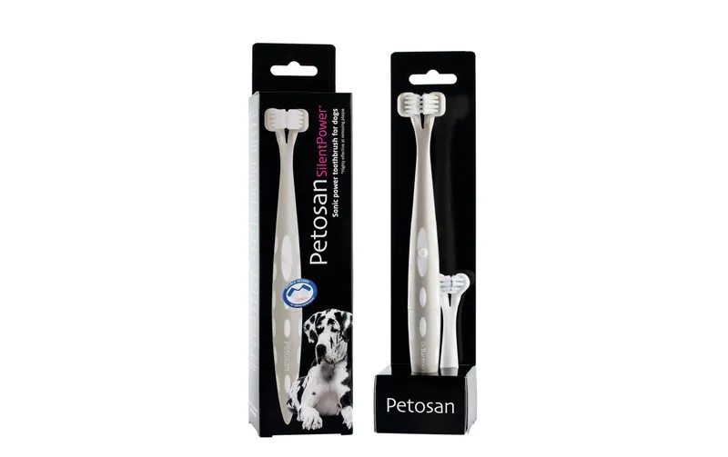 Petosan Hunde-Zahnbürste Silent Power, elektrisch