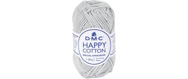 DMC Baumwollgarn naturela Happy Cotton Silbergrau