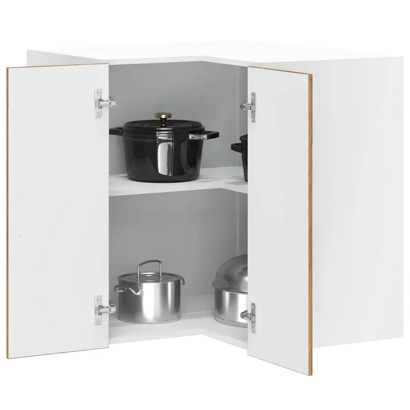 Küchen-Eckhängeschrank Lucca Altholz-Optik Holzwerkstoff