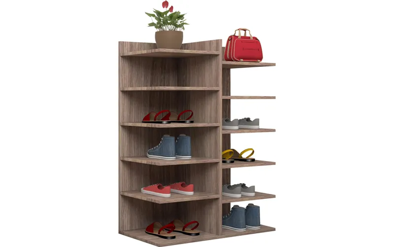 VCM Schuhshelf Enosa 60 x 80 cm, Sonoma oak