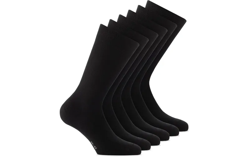 Rohner Socks Wool/ Cotton 3er Pack Anthracite, Grösse 43-46