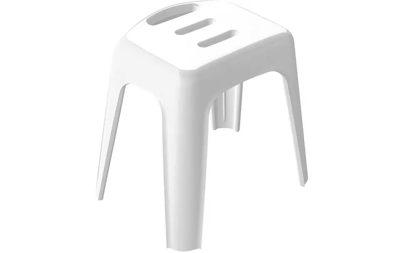 spirella Badezimmerstuhl Duschsitzhocker bianco