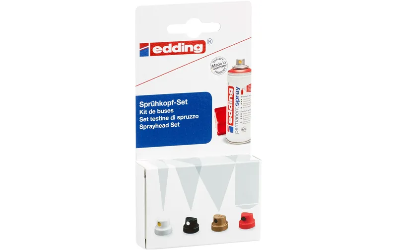 edding Sprühfarbe Spraykopfset 6 pièces