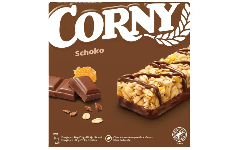 Corny Riegel Schoko 6 x 25 g