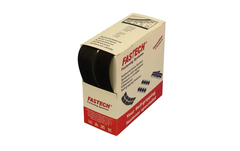 FASTECH Klettband-Box noir