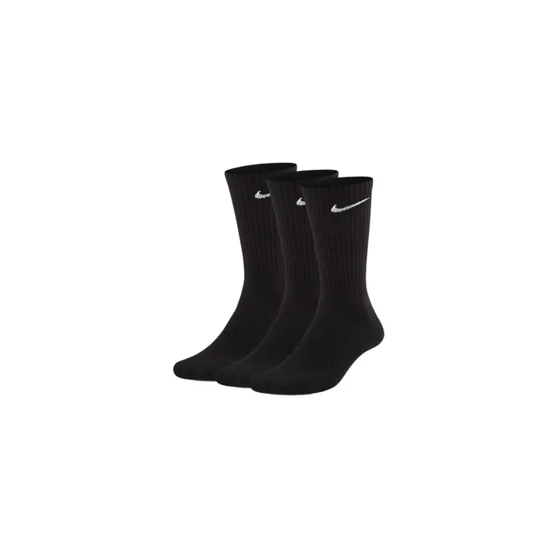 NIKE Crew Socks 3 Pack 38-42, black/white