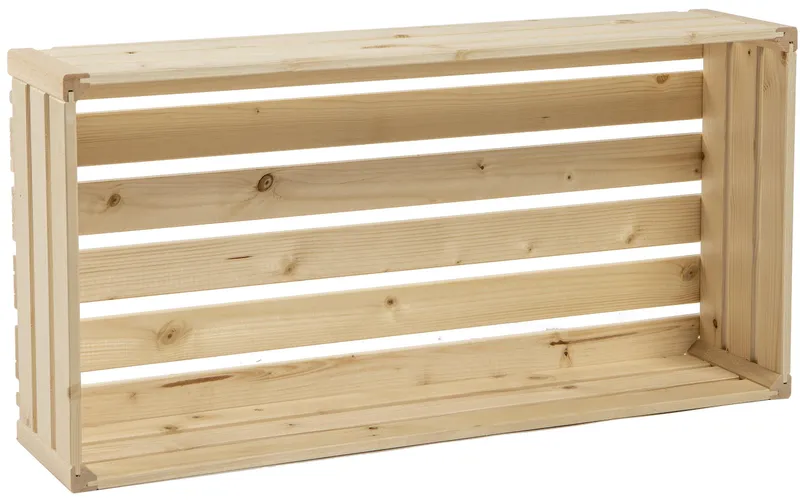 Holz Zollhaus Holzharasse B 70 x 35 cm schweizer Holz