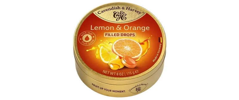 Cavendish & Harvey Lemon & Orange Filled Drops 175 g