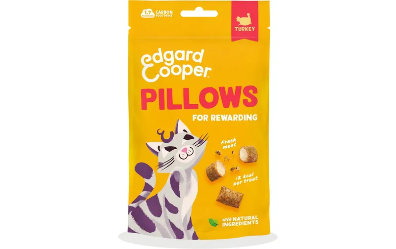 Edgard & Cooper Katzen-Snack Pillows Truthahn 60 g