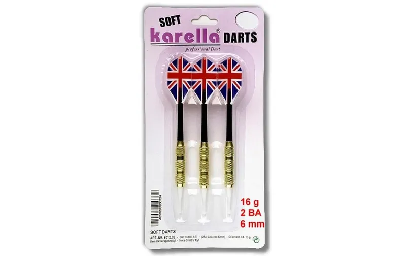 Karella Dartpfeile Softdart Blister-Set