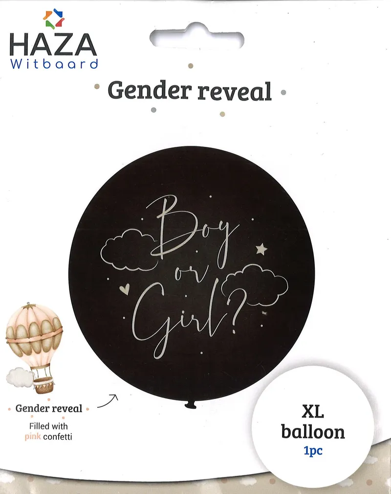 Boy or Girl Gender Ballon 61cm