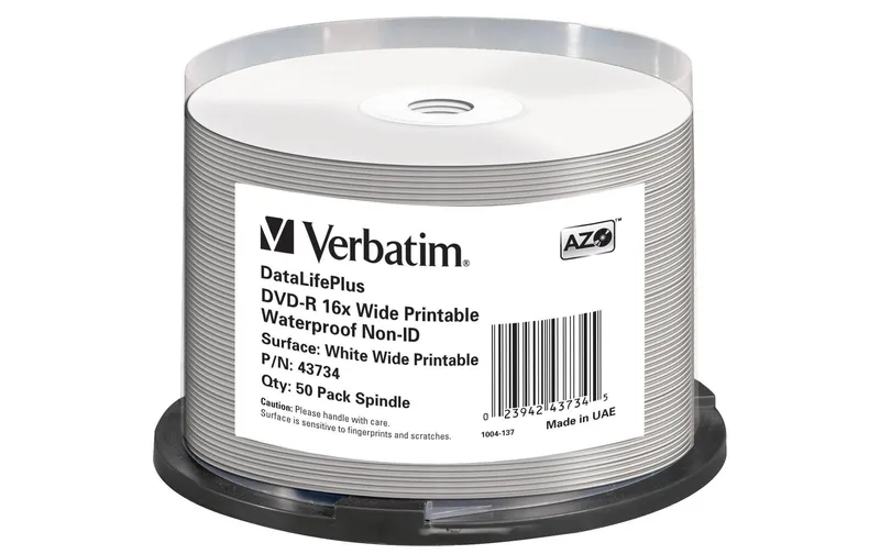 Verbatim DVD-R 4.7 GB, Spindel (50 pièces)