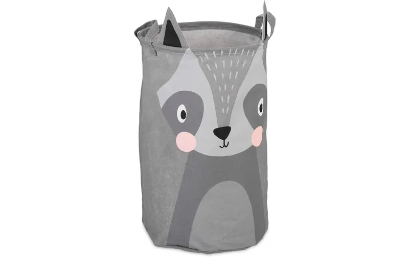 relaxdays Spielzeugkorb gross Waschbär