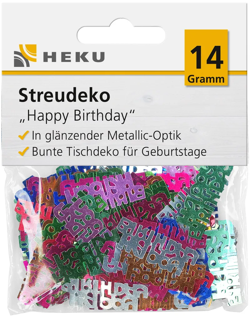 Streudeko Happy Birthday