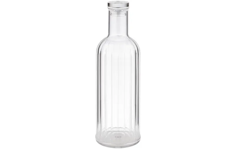 APS Flasche Stripes 1 Liter, transparent