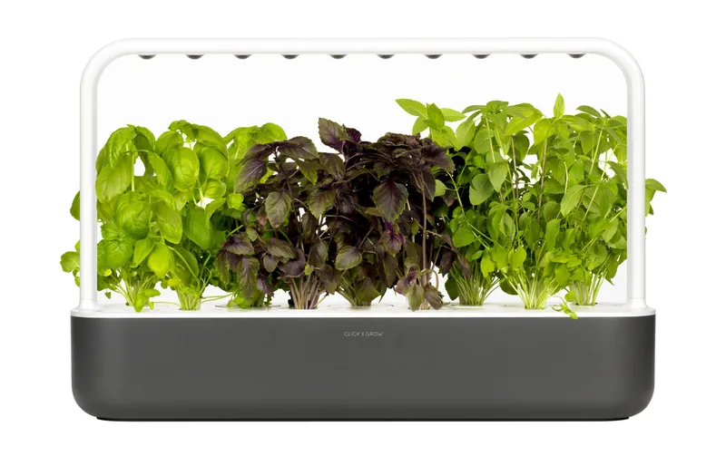 Click and Grow Kräutertopf Smart Garden 9 Dunkelgrau