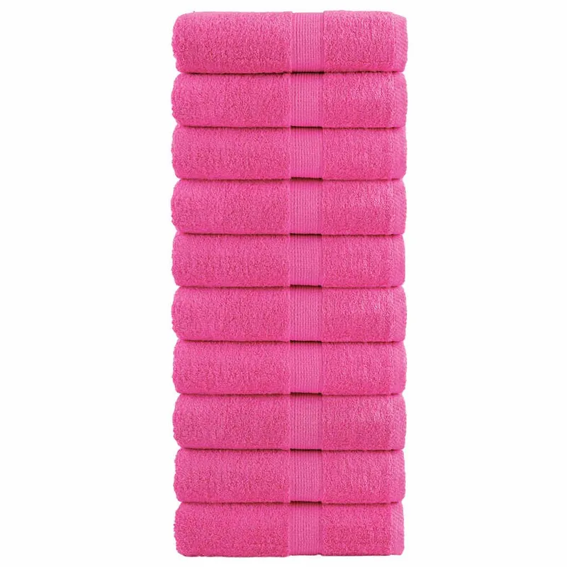 Premium Waschhandtücher SOLUND 10 pieces Rosa 30x30 cm 600 g/m²
