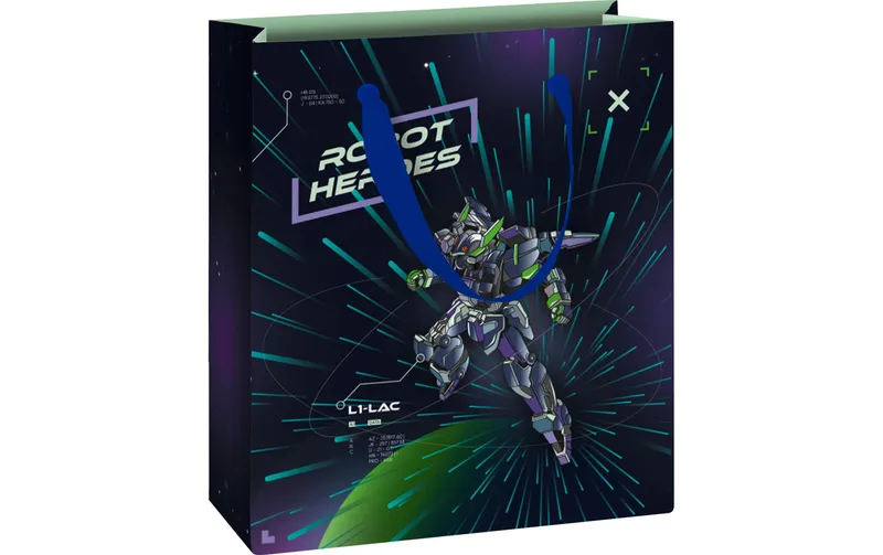 Stewo Geschenktasche Robot 18 x 8 x 21 cm