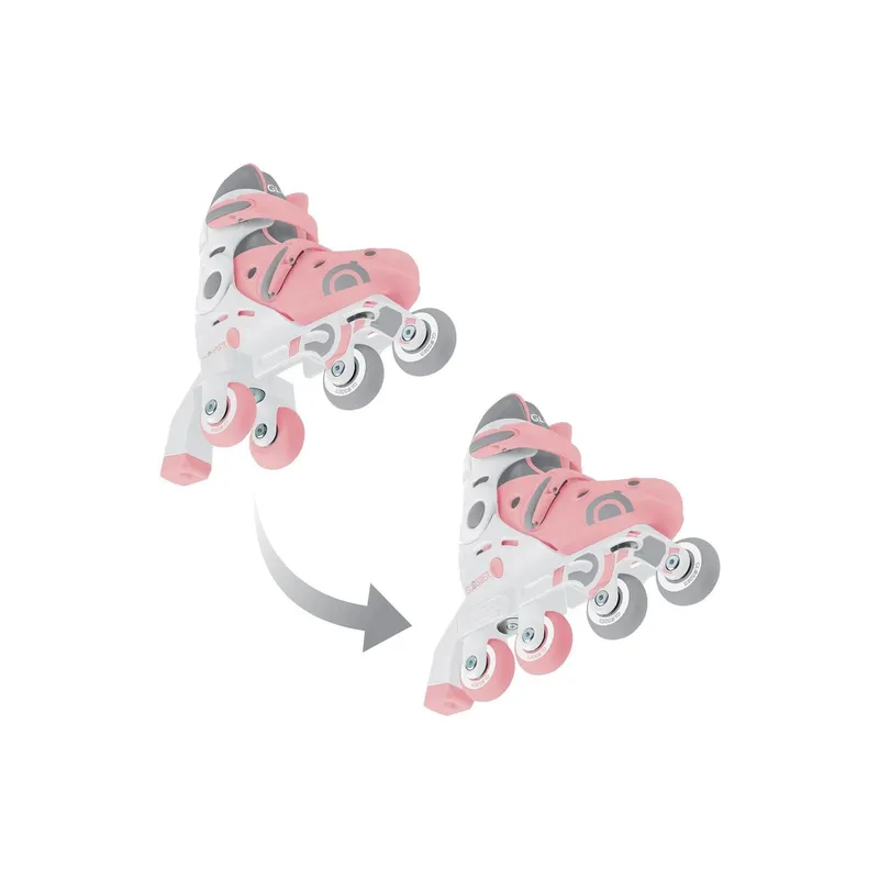 GLOBBER Inline-Skates 2 in 1 Gr. 26-29, Pastel Pink